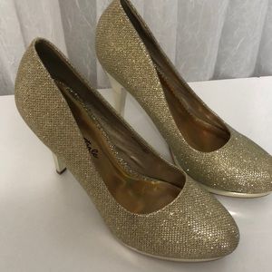 Gold heels